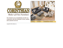 Tablet Screenshot of corinthianfurn.com